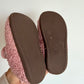 Pink Fuzzy Shoes / Size 6-7 Toddler?