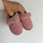 Pink Fuzzy Shoes / Size 6-7 Toddler?