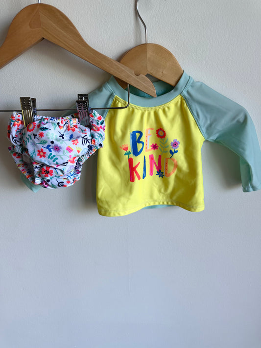 Be Kind Swim Suit / 3-6m