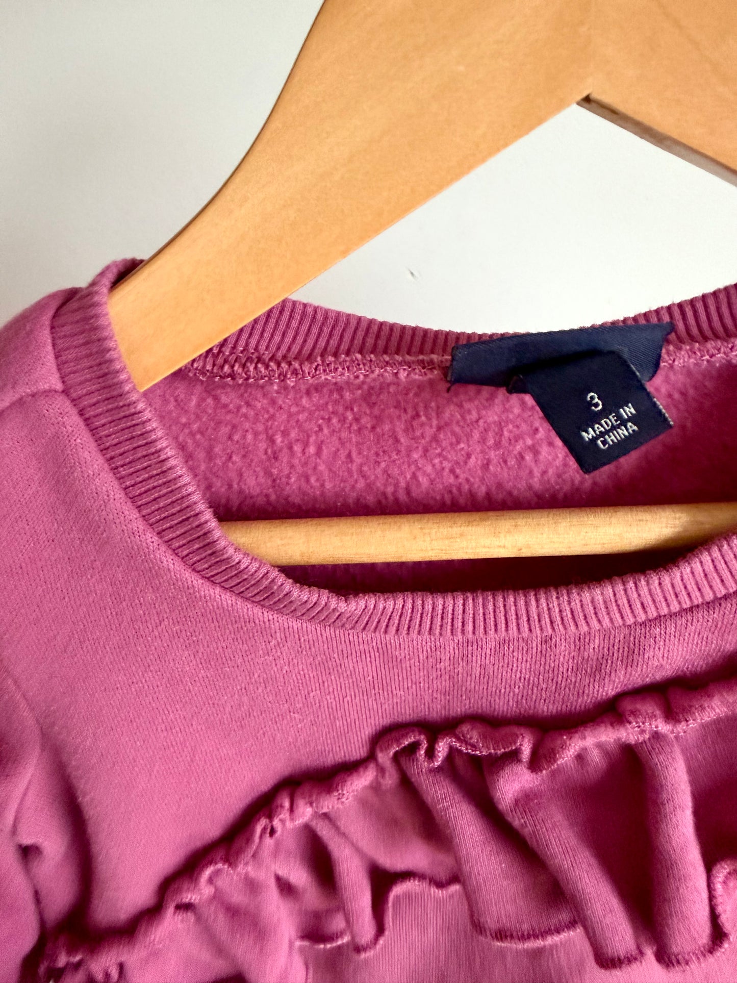 CK Rouge Ruffle Sweater / 2-3T