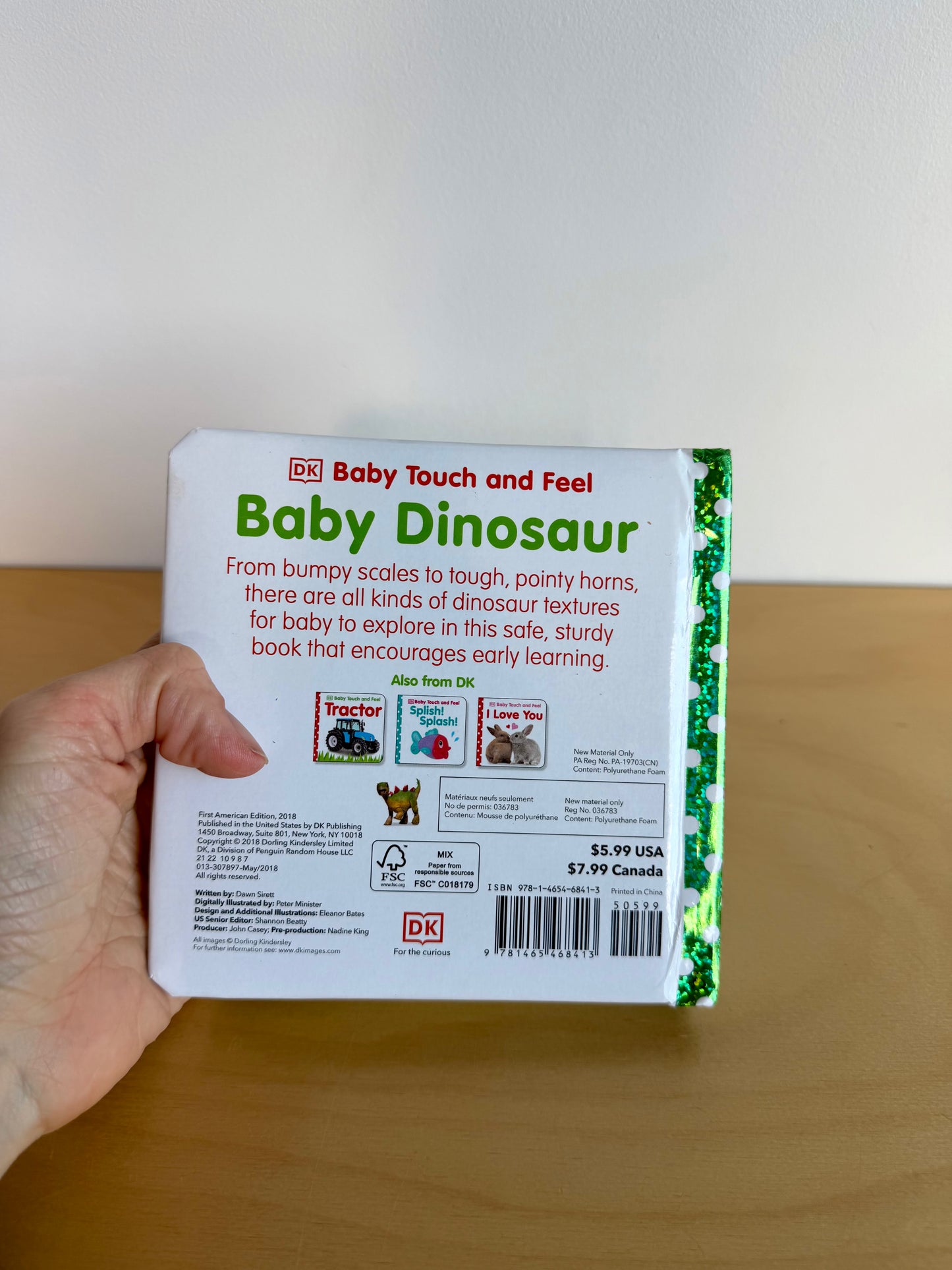 Baby Dinosaur Book / 0-2 years