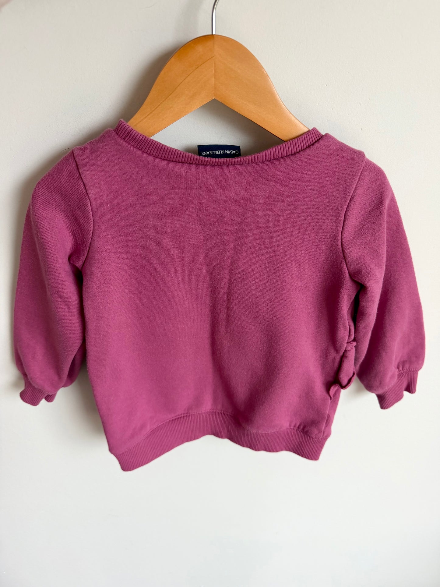 CK Rouge Ruffle Sweater / 2-3T