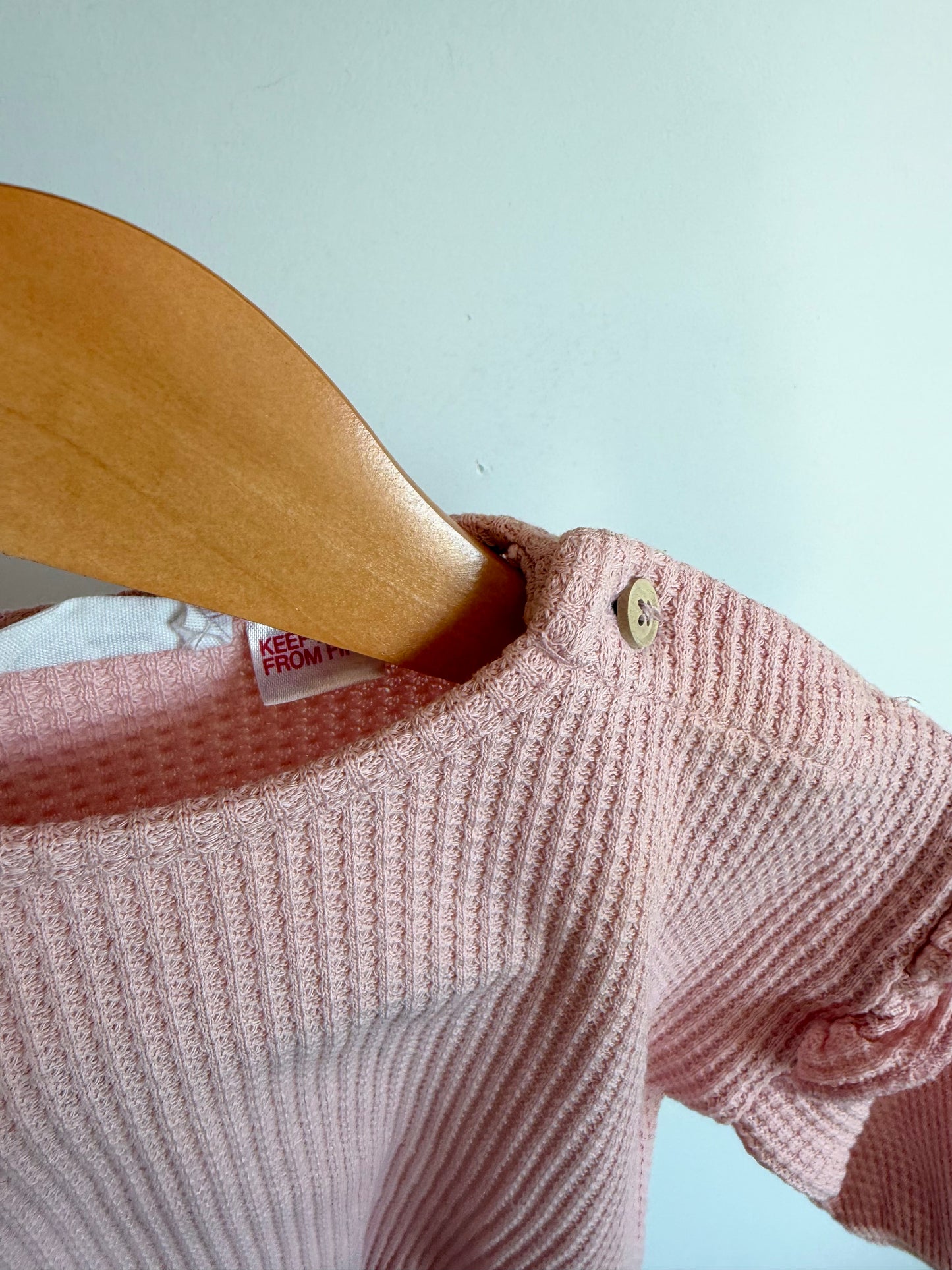 Zara Waffle Knit Long Sleeve / 3-6m