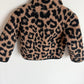 Animal Print Zipper Sweater / 2T