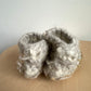 Grey Knit Moccasins / 12-18m (5" Sole)