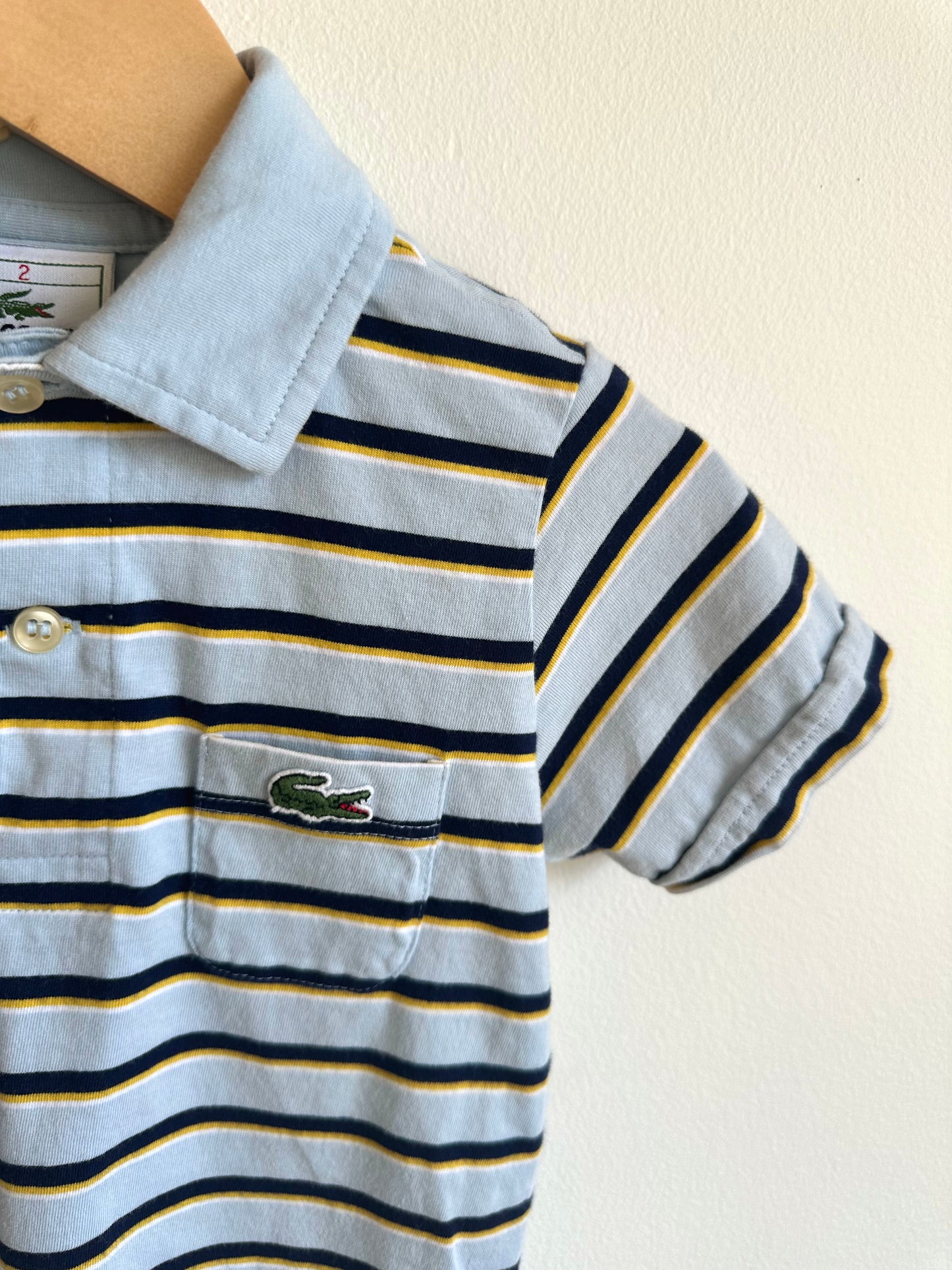 Lacoste Striped Golf Shirt / 2T