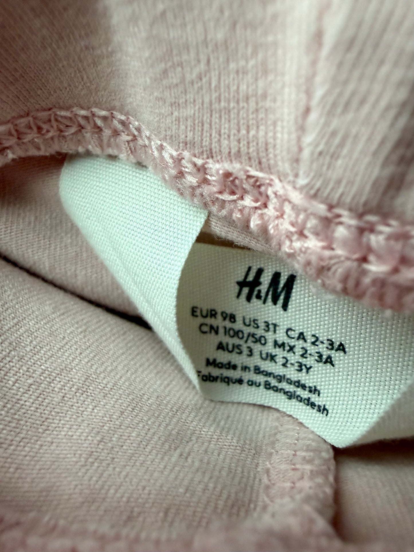 H&M Pink Biker Shorts / 2T