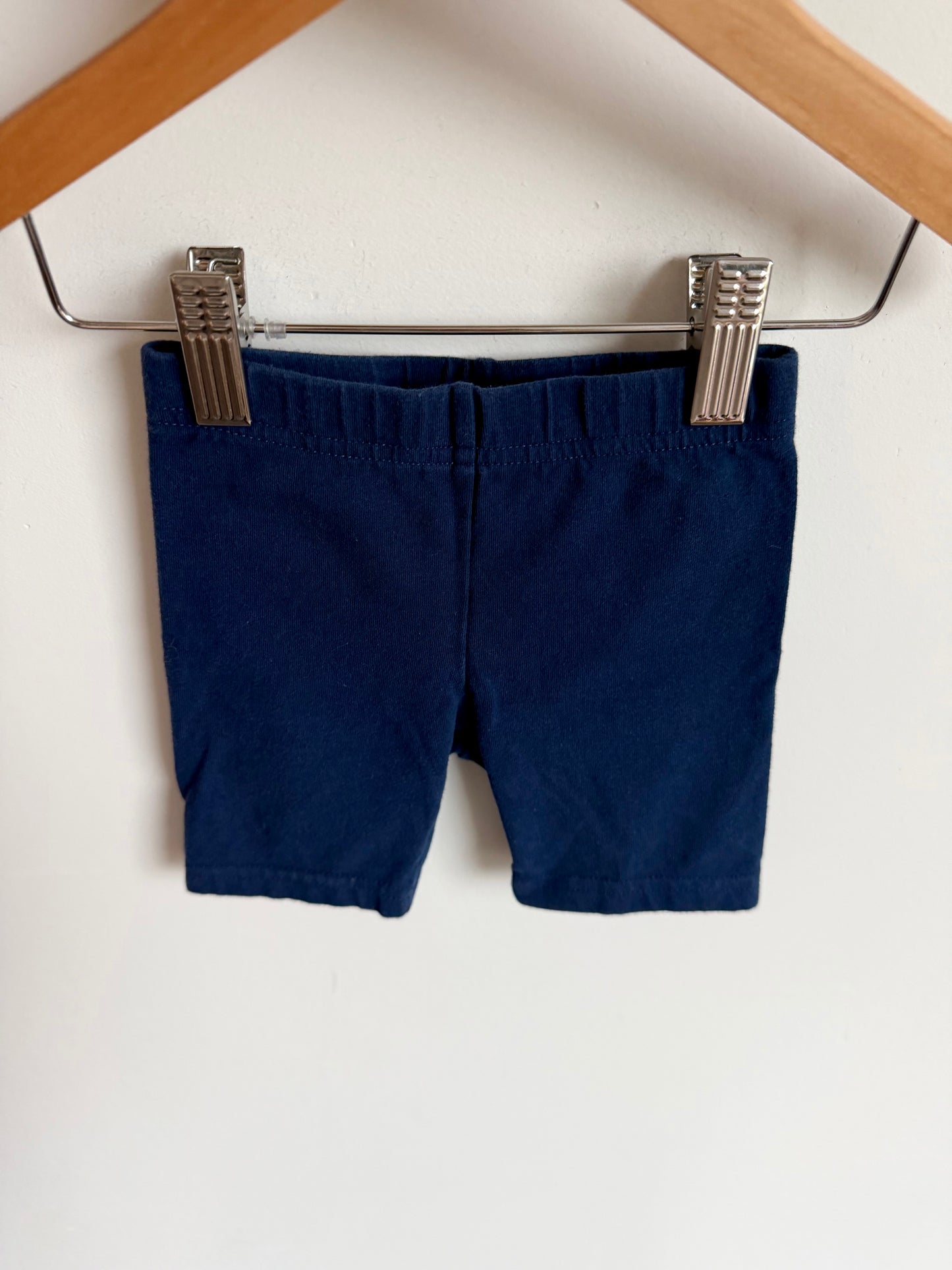 Navy Biker Shorts / 2-3T