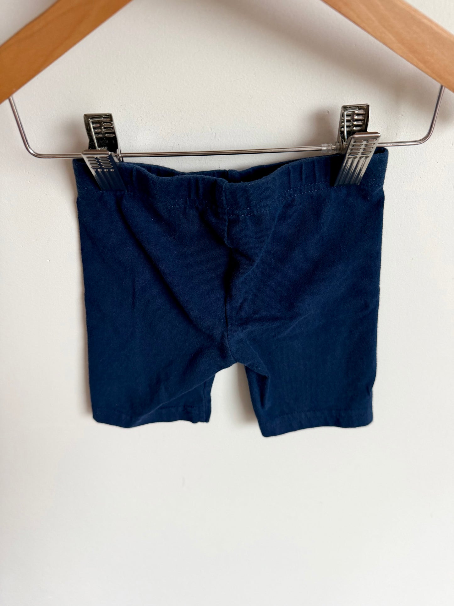 Navy Biker Shorts / 2-3T
