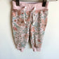 Floral Pink Tapered Pants / 12-18m