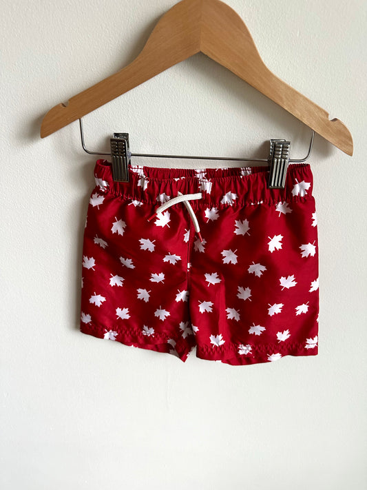 Maple Leaf Swim Bottoms / 2T