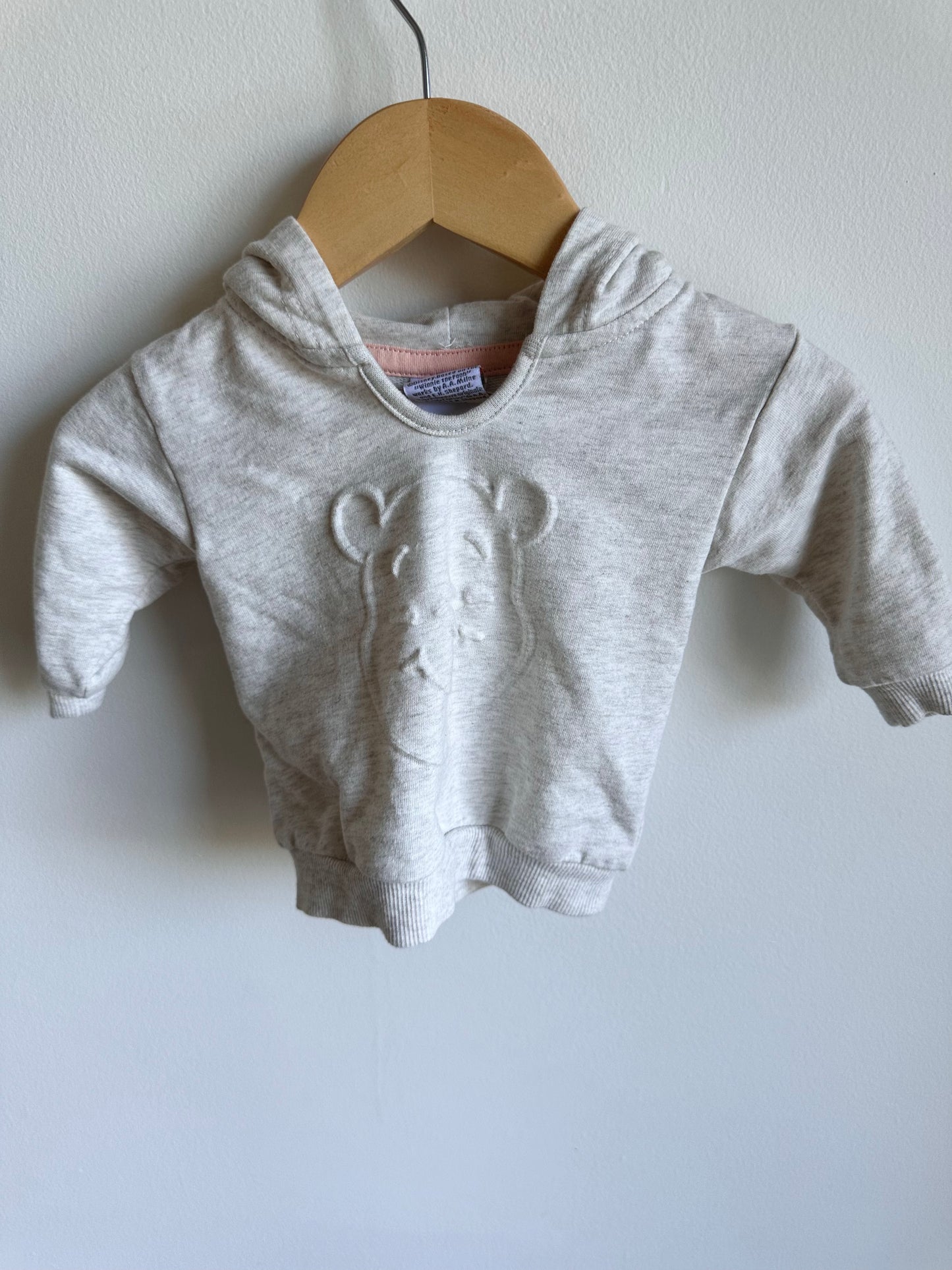 Grey Winnie the Pooh Hoodie / 3m