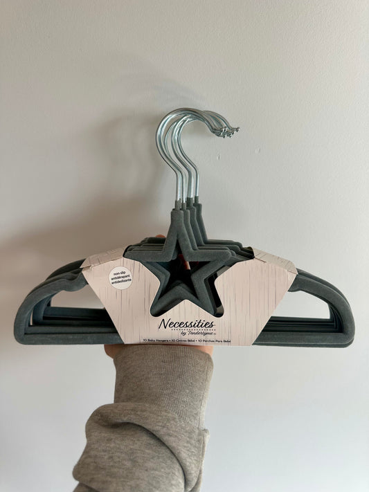 Star Velvet Hangers  (No Shipping)