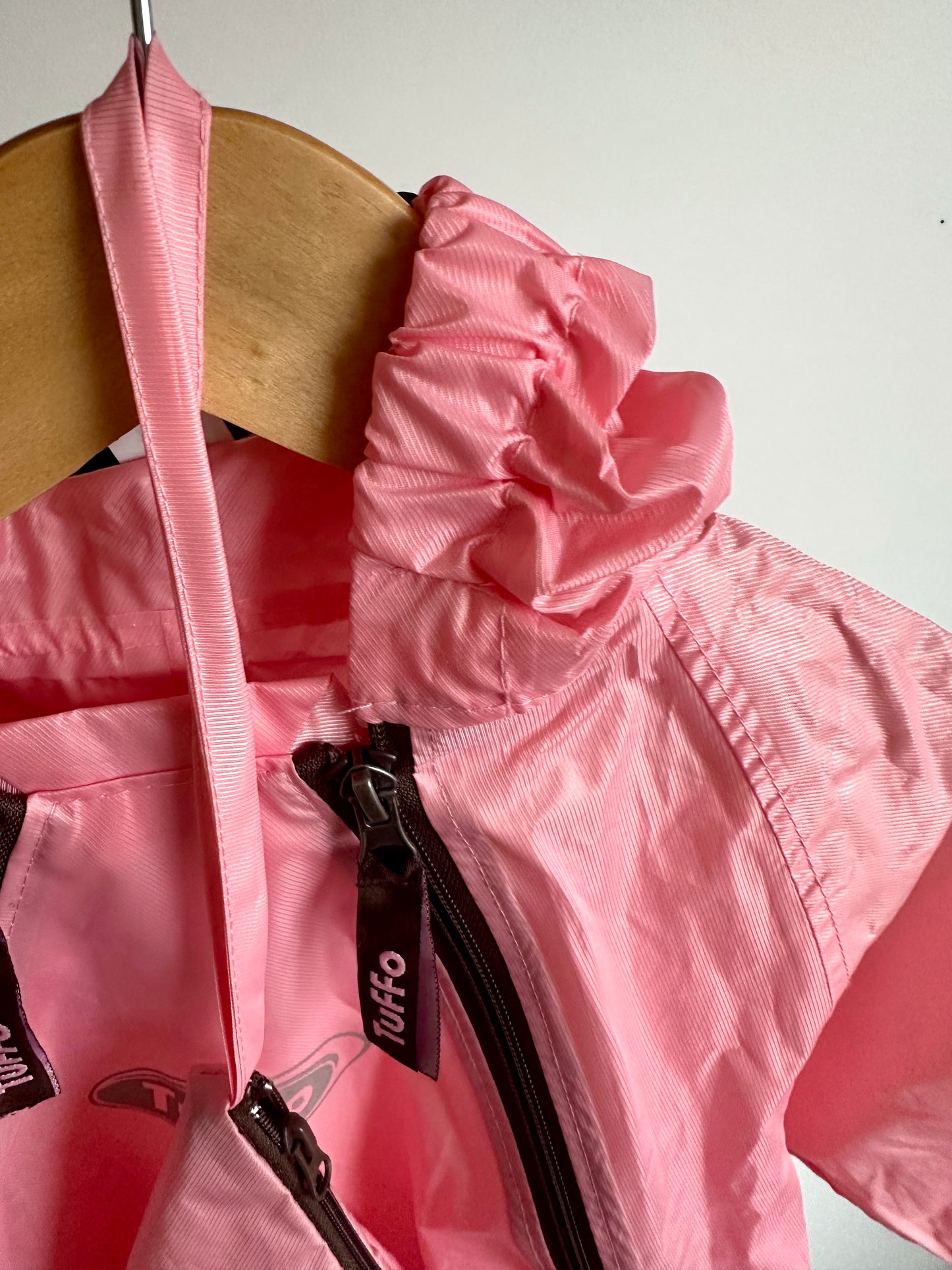 Tuffo Pink Rain Suit (With Bag) / 12m