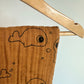 Rust Sea Creature Baby Towel / 0-18m