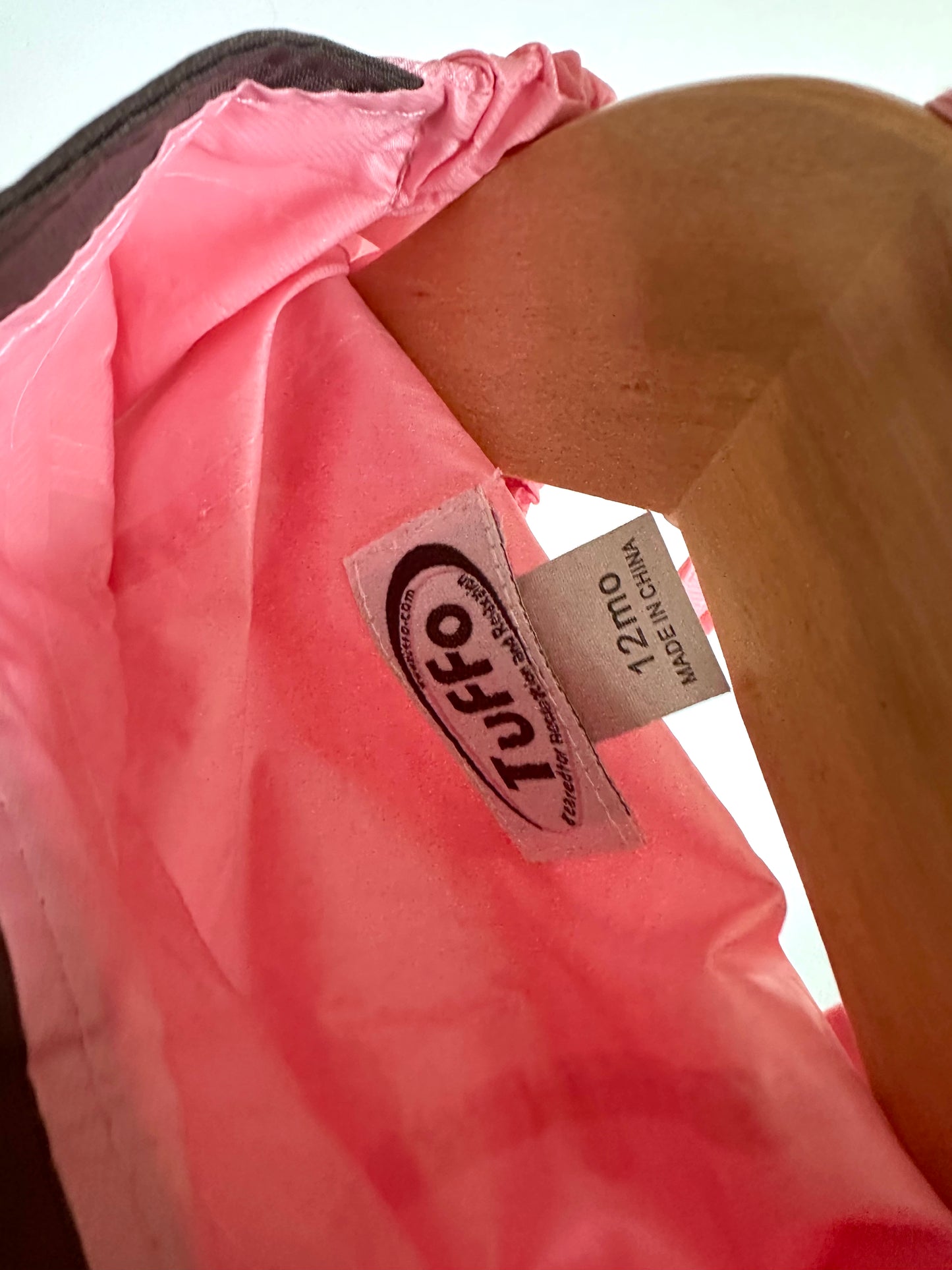 Tuffo Pink Rain Suit (With Bag) / 12m