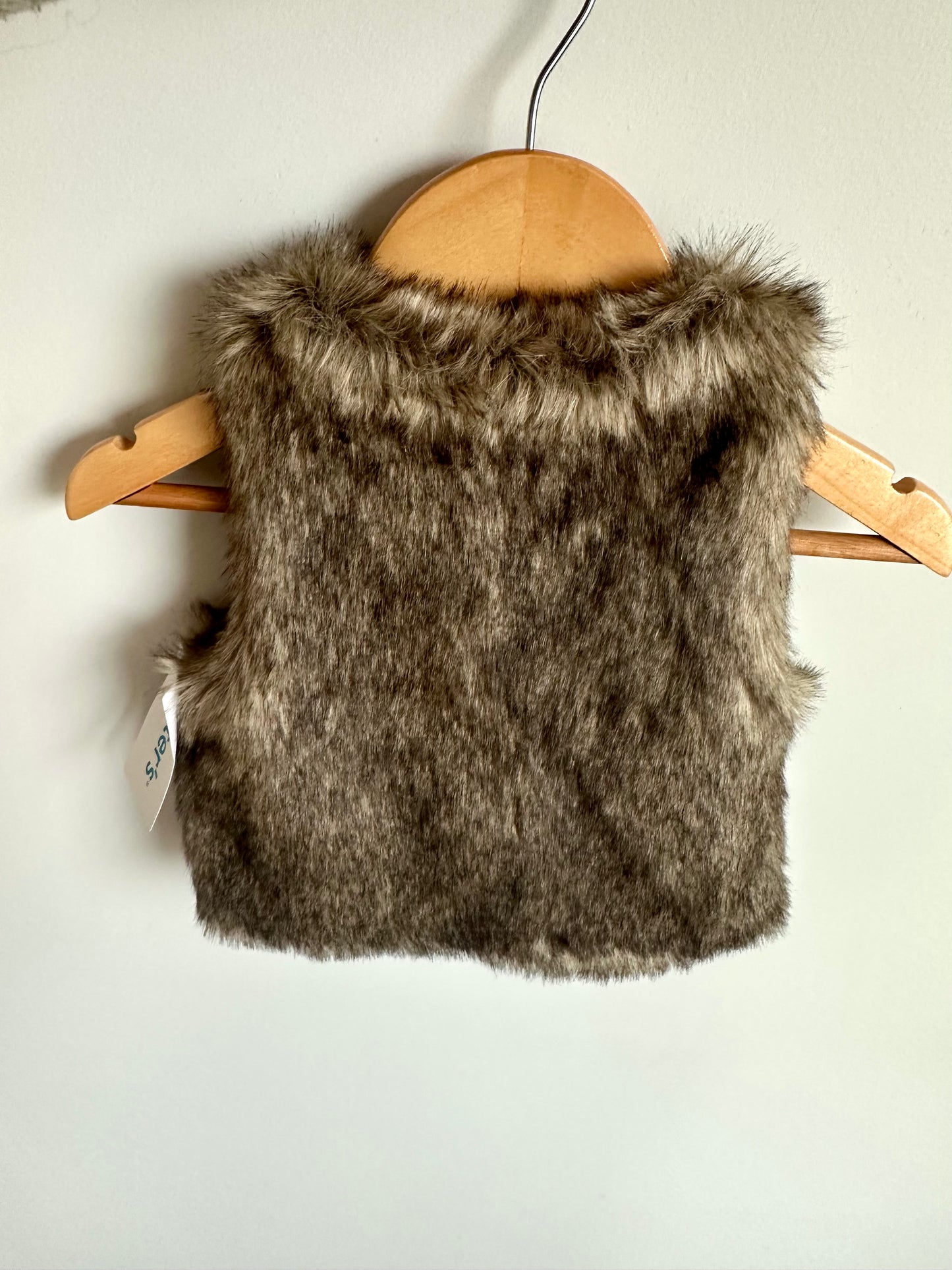 Faux Fur Vest (With Tags) / 12m
