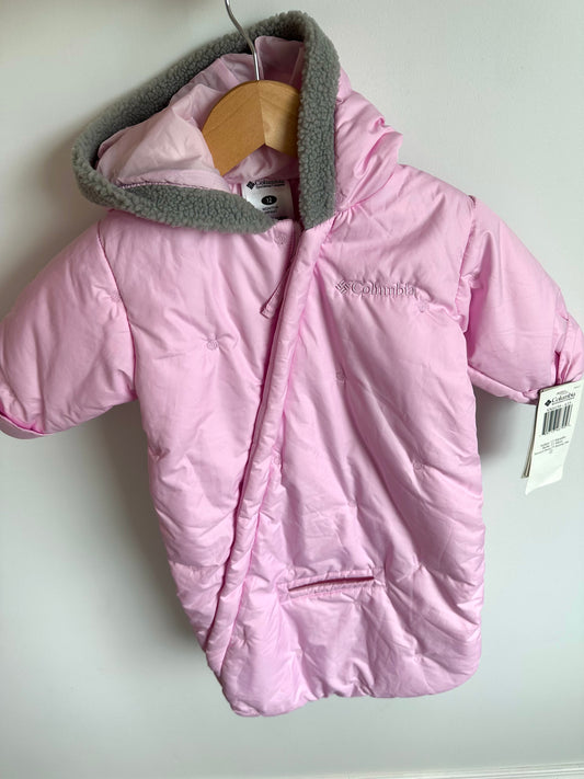 Columbia Pink Infant Blizzard Buster Bunting Bag (With Tags) / 12m