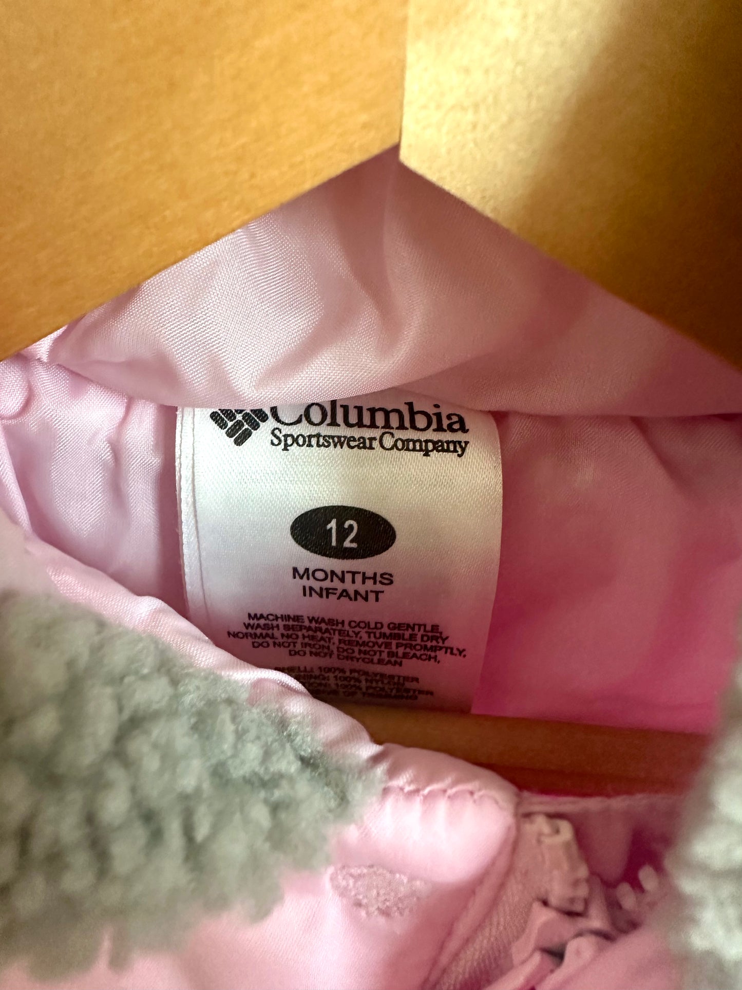 Columbia Pink Infant Blizzard Buster Bunting Bag (With Tags) / 12m