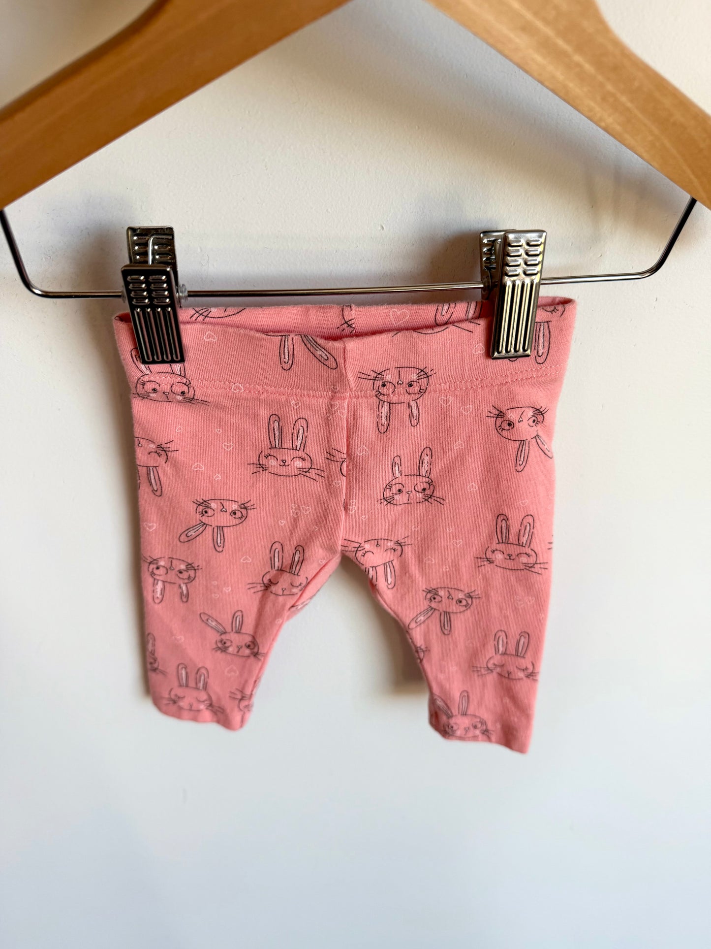 Pink Bunny Pants / 0-3m