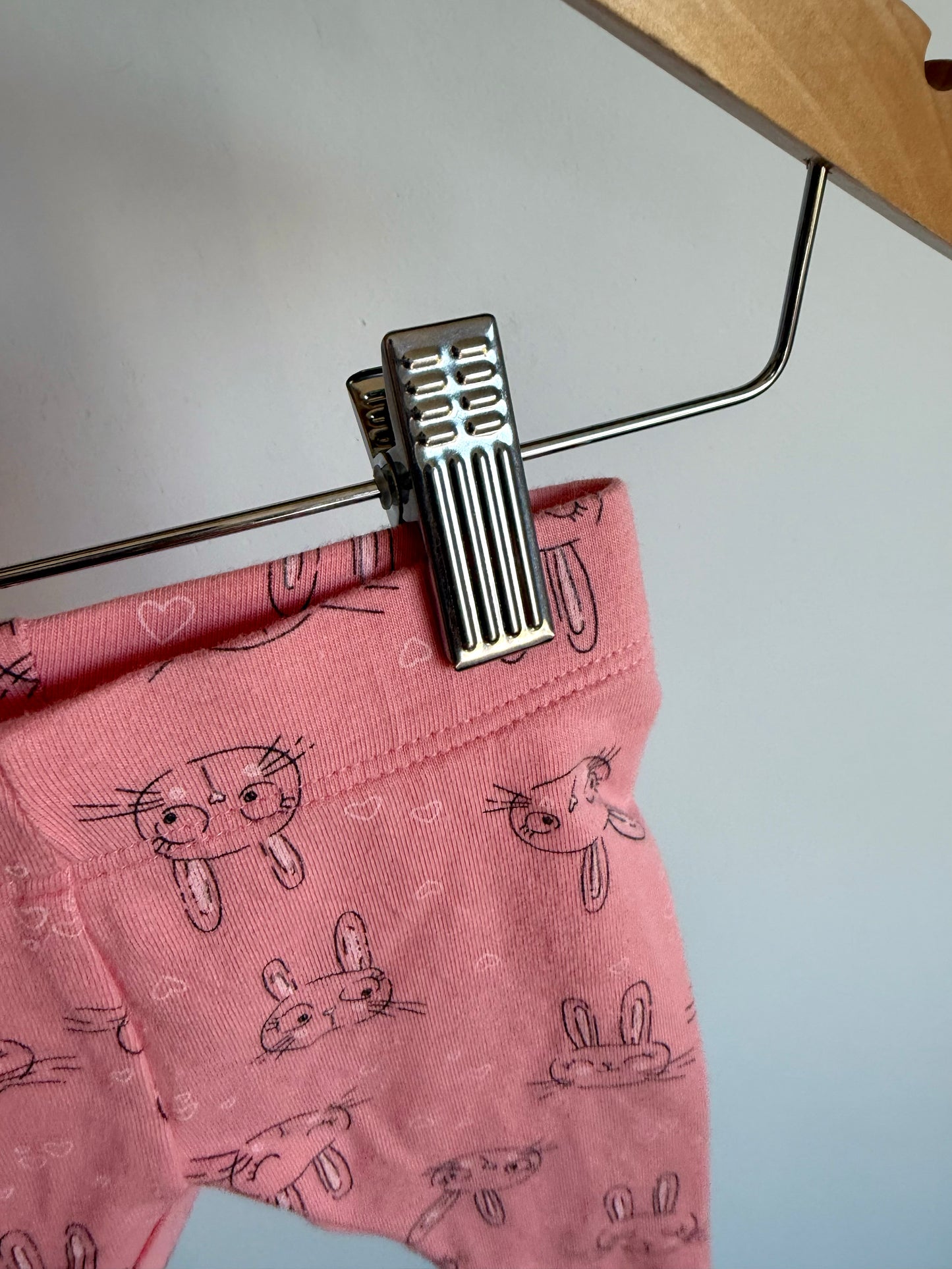 Pink Bunny Pants / 0-3m