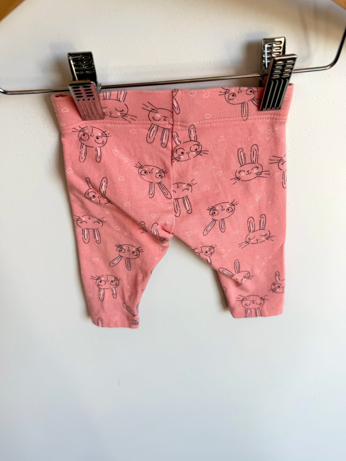Pink Bunny Pants / 0-3m
