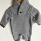 Grey Cowl Neck Jumpsuit / 6-12m