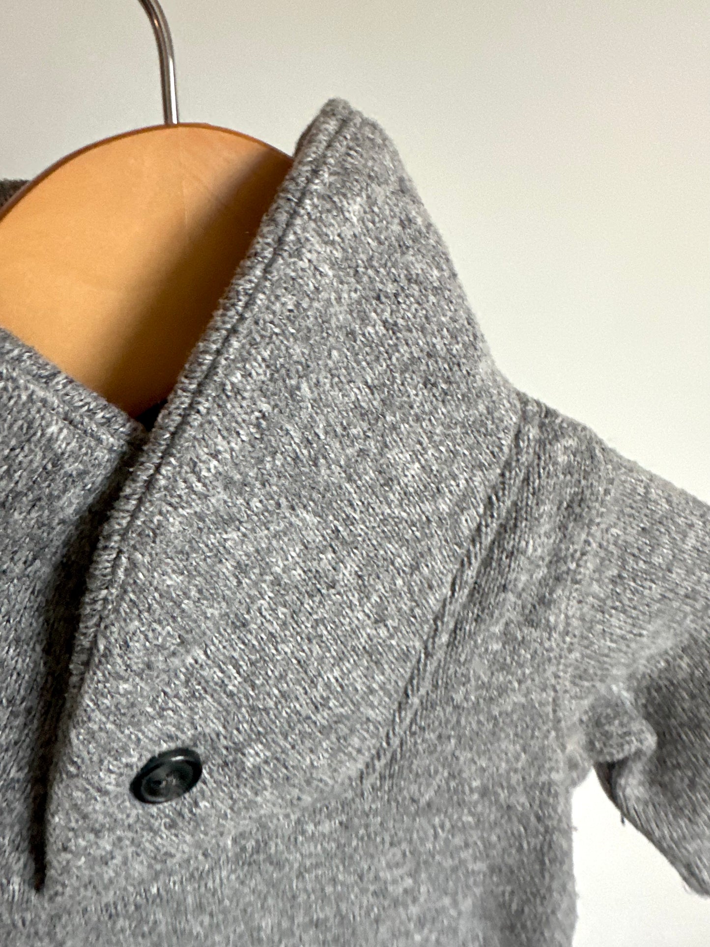 Grey Cowl Neck Jumpsuit / 6-12m