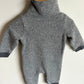 Grey Cowl Neck Jumpsuit / 6-12m