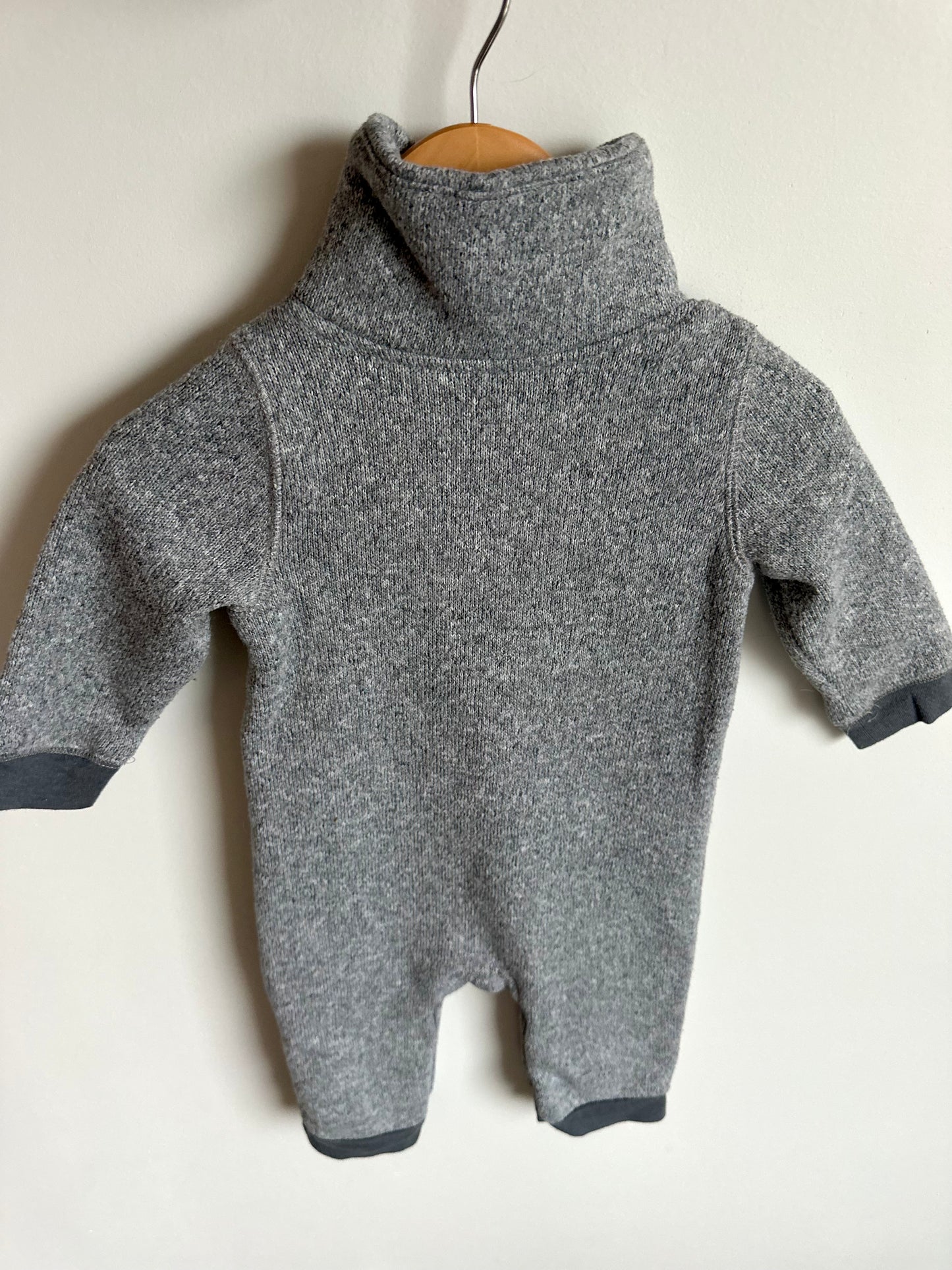 Grey Cowl Neck Jumpsuit / 6-12m