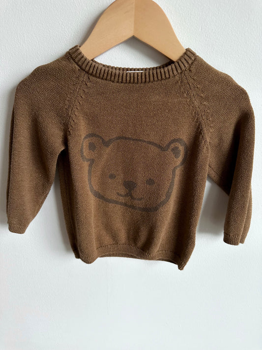 Brown Bear Crewneck / 9-12m