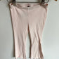 Blush Ribbed Flared Pants / 4T