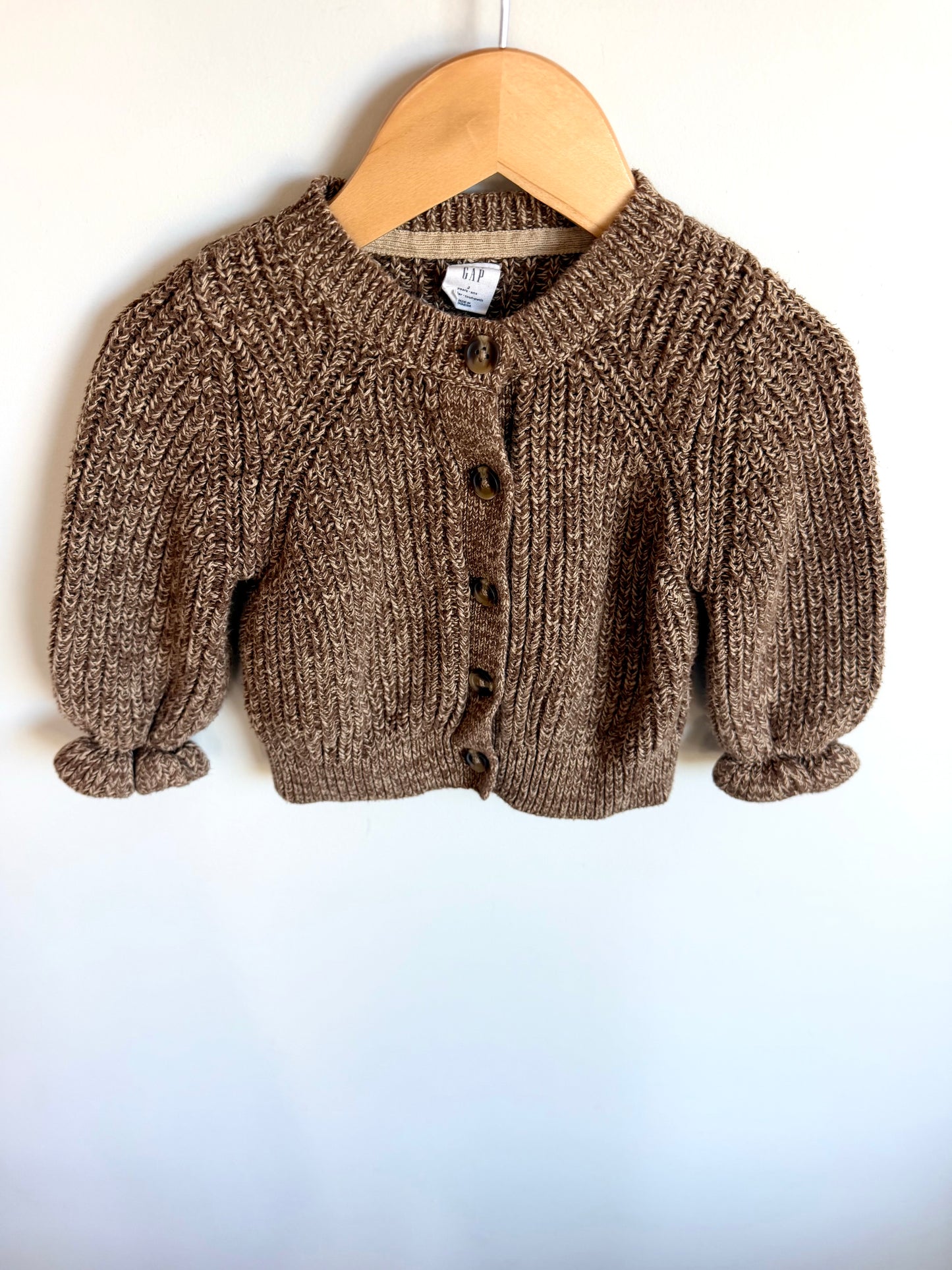 Gap Speckled Cuff Detail Cardigan / 24m