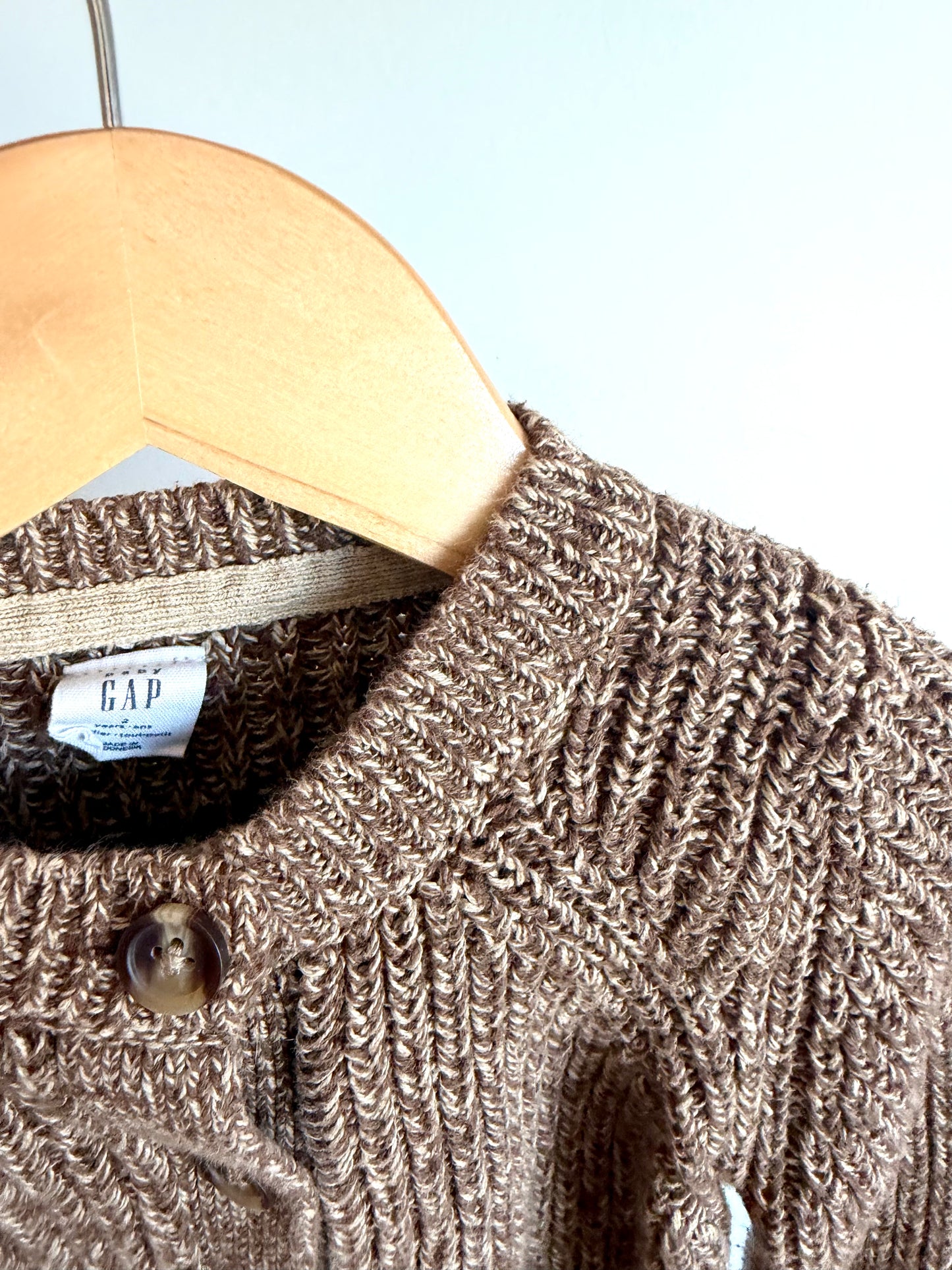 Gap Speckled Cuff Detail Cardigan / 24m