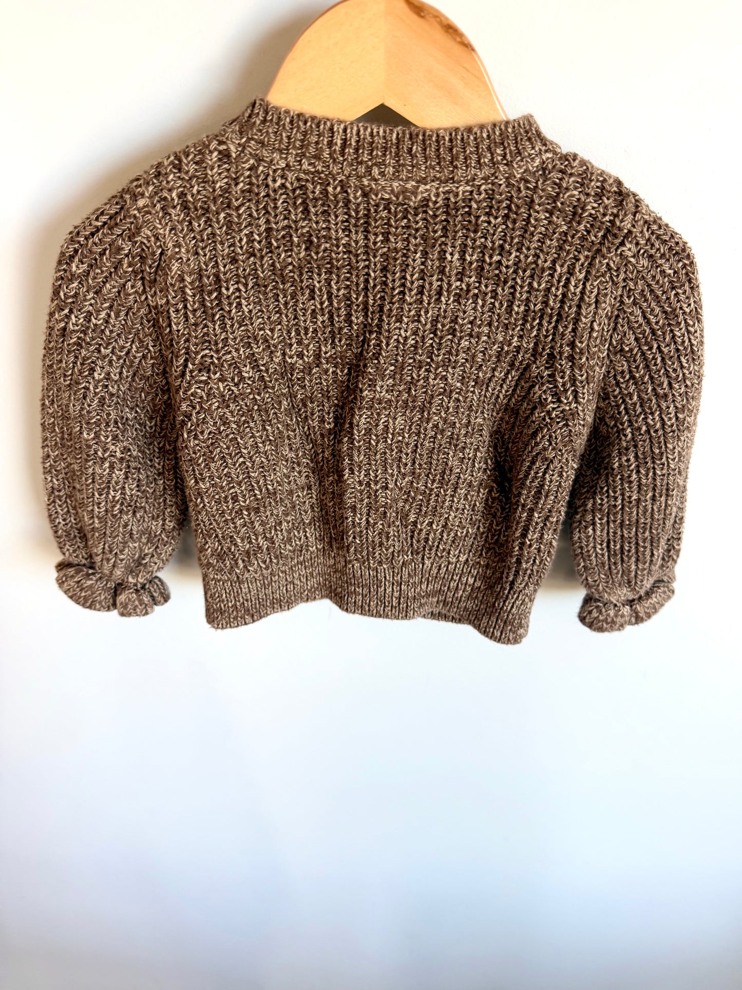 Gap Speckled Cuff Detail Cardigan / 24m