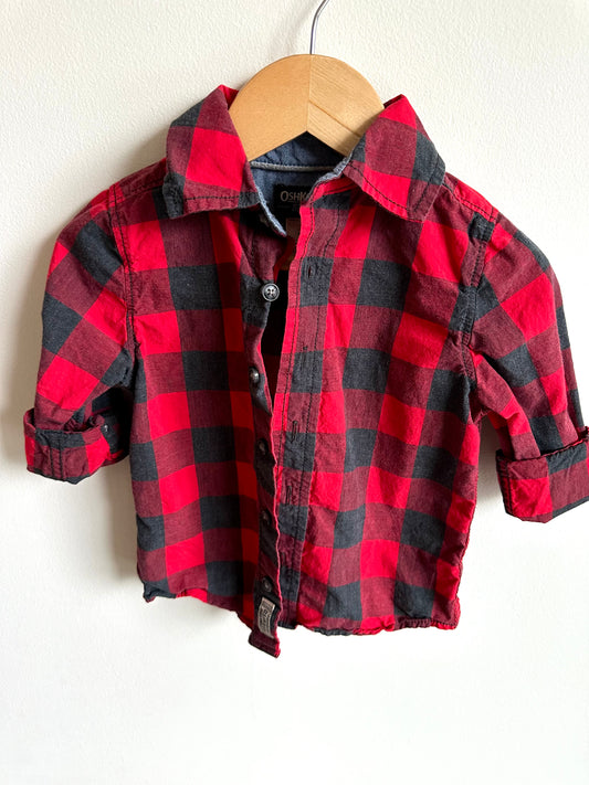 OshKosh Checkered Dress Shirt / 2T