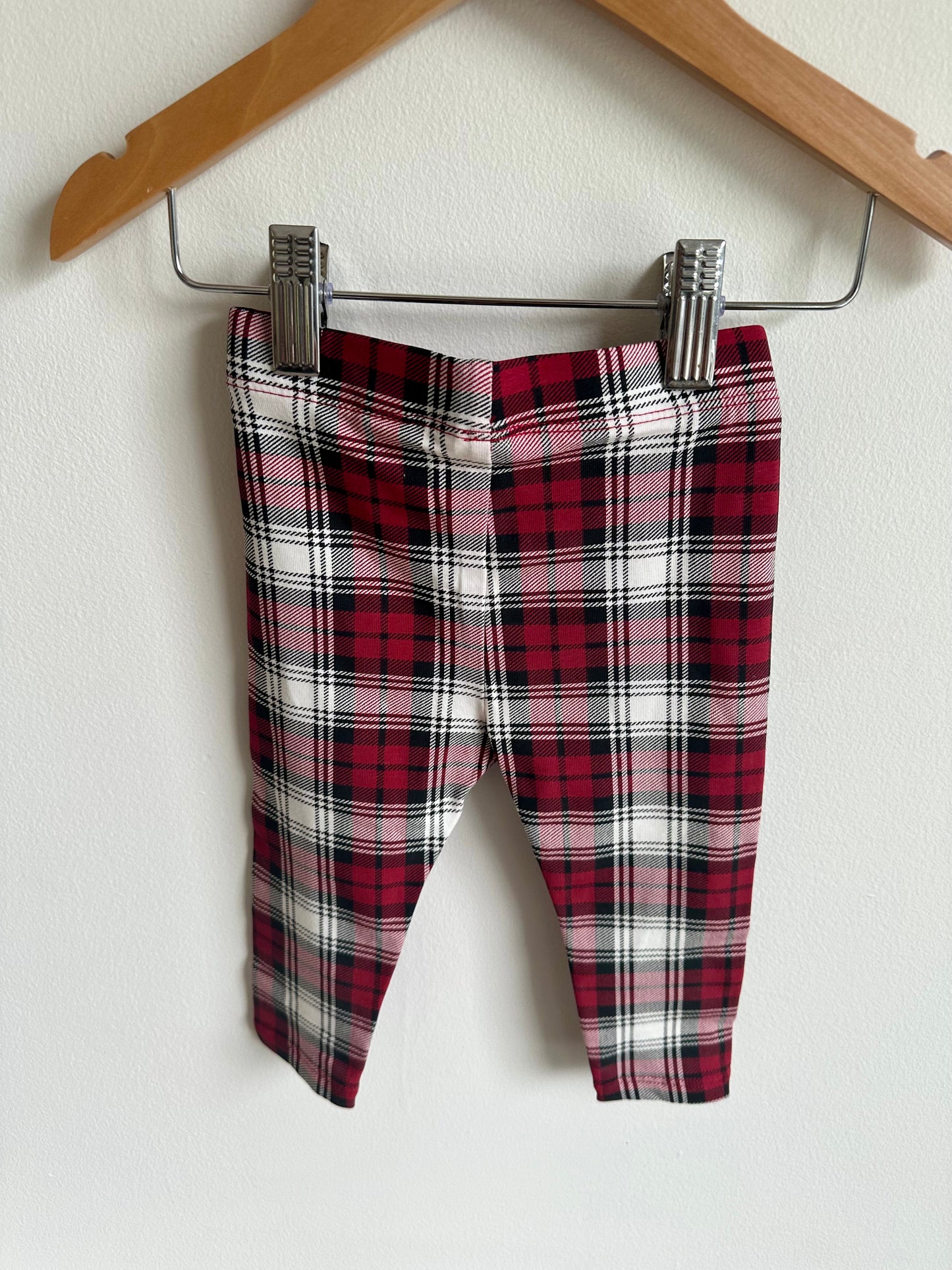 Plaid Leggings / 6-12m