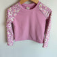 Blush Floral Sleeve Swim Top / 3T