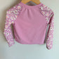 Blush Floral Sleeve Swim Top / 3T