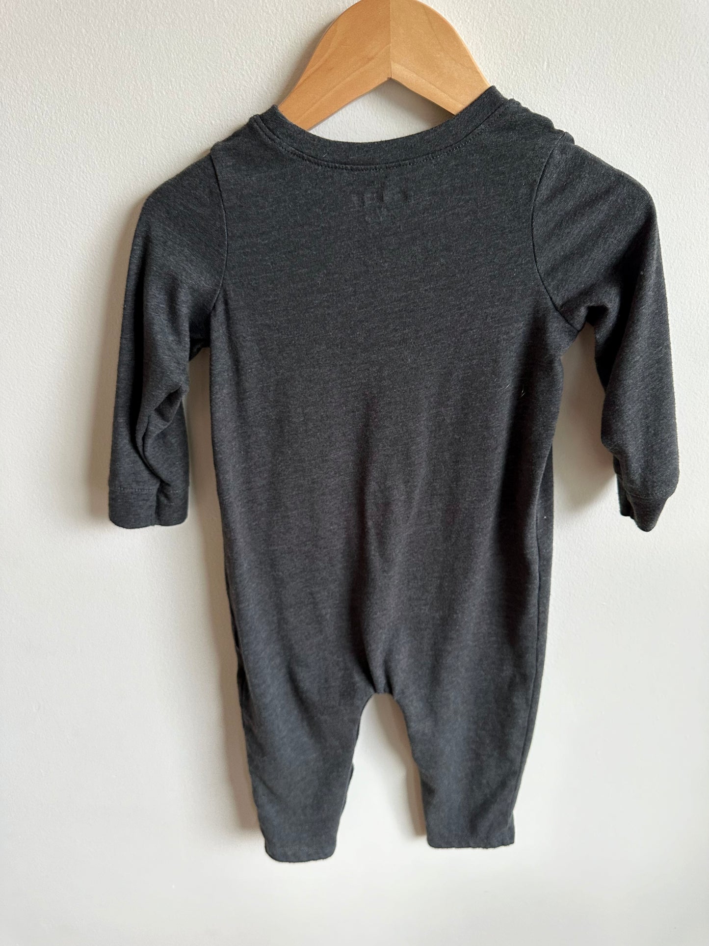 Charcoal Pocket Jumpsuit / 12-18m