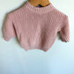 Pink Chunky Knit Sweater / 3m