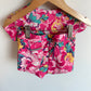 Topical Pink Swim Top + Shorts / 3T