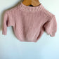 Pink Chunky Knit Sweater / 3m