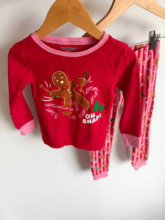 Gingerbread Christmas PJ Set / 3-4T