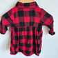 Red + Black Checkered Dress / 3-6m