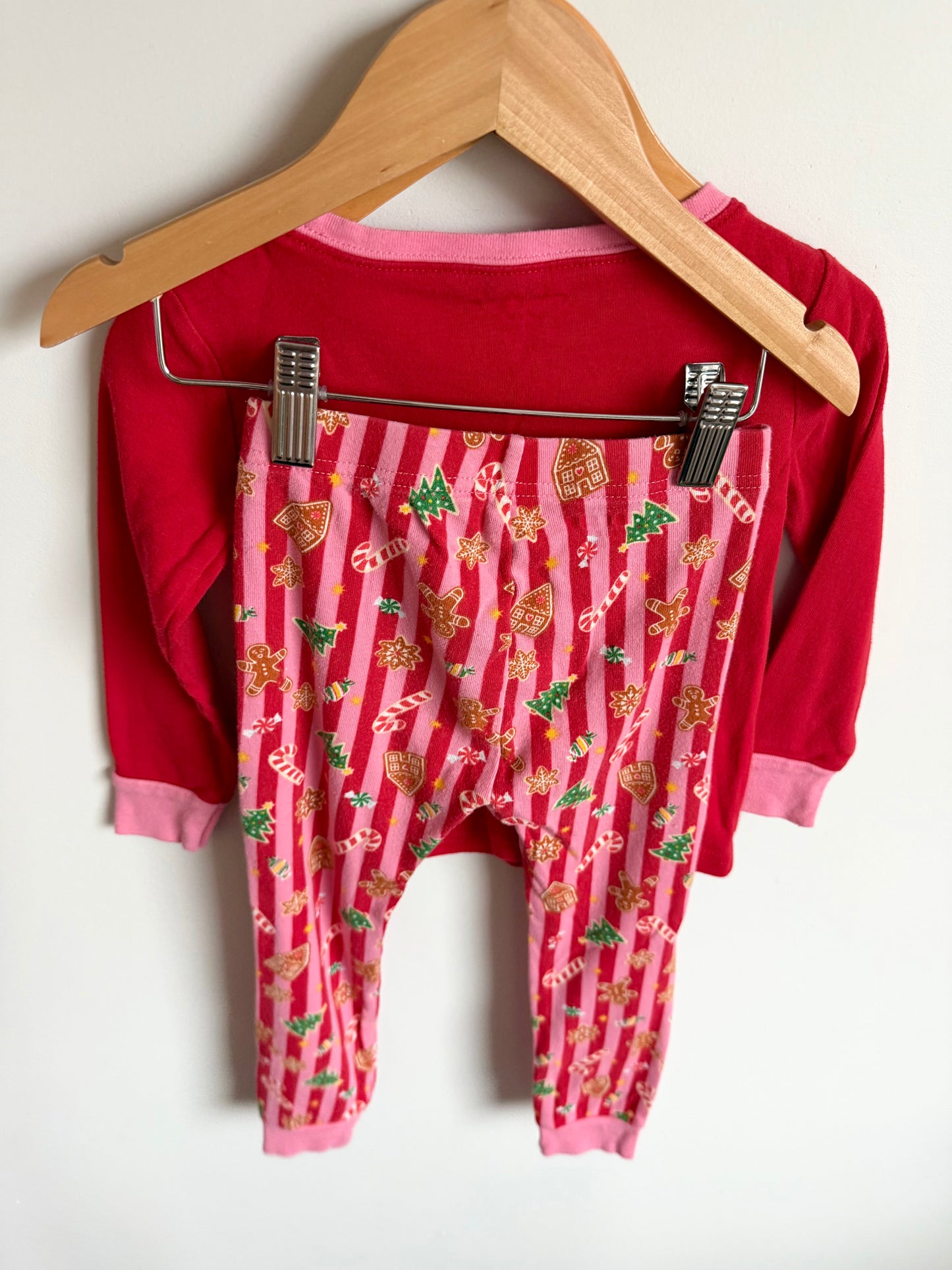 Gingerbread Christmas PJ Set / 3-4T