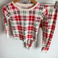 Tartan Christmas PJ Set / 3-4T