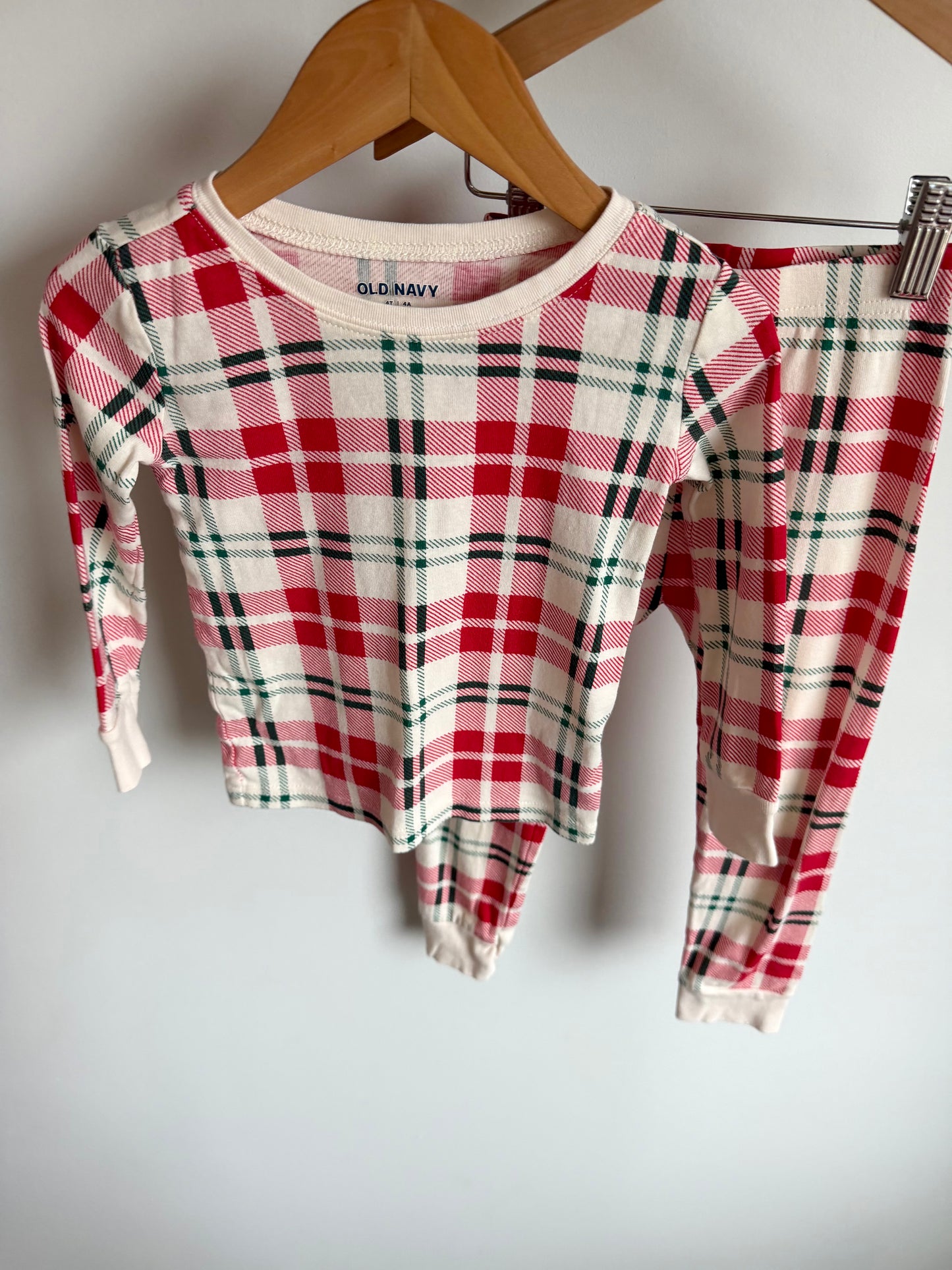 Tartan Christmas PJ Set / 3-4T