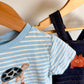 Crab Overalls + T-shirt Set / 24m