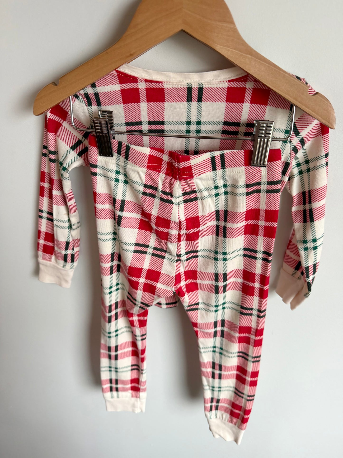 Tartan Christmas PJ Set / 3-4T